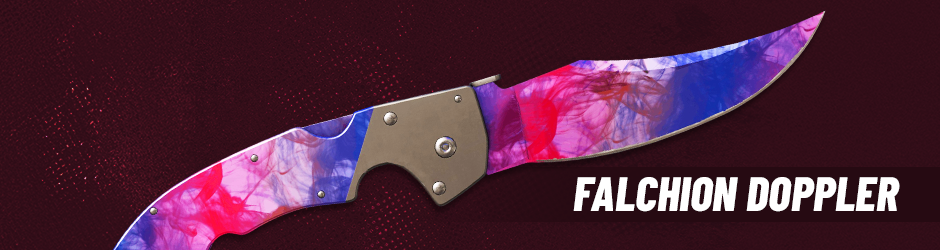 Image with Falchion Doppler Knife