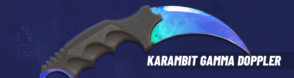 Image with Karambit Gamma Doppler Knife