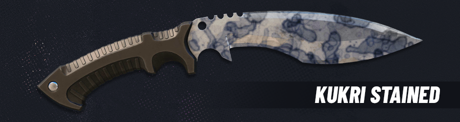 Image with Kukri Stained Knife