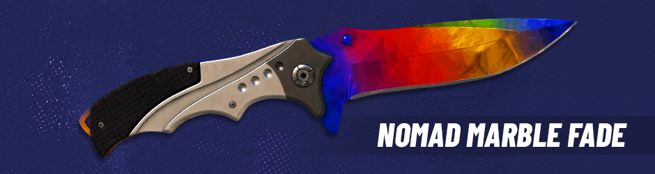 Image with Nomad Marble Fade Knife